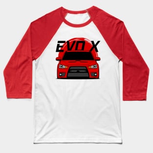 Red EVO X Baseball T-Shirt